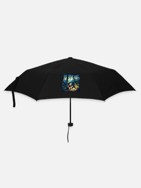 Sloth Wanderer Camping - Umbrella (small) - black
