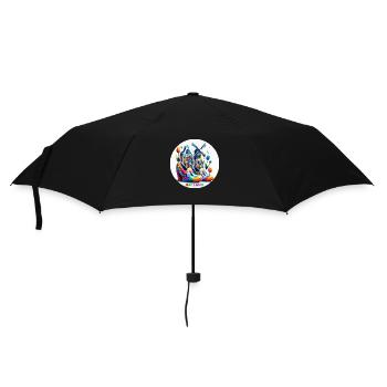 Netherlands Colorful LGBTQ - Umbrella (small) - black - Front