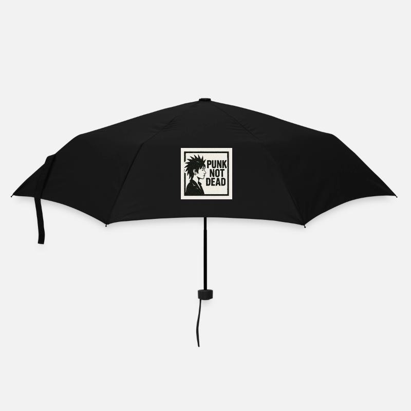 Punk 2 - Regenschirm (klein) - Schwarz