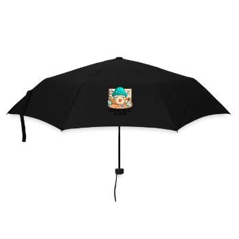 Champignon de soutien émotionnel Champignon de thérapie mignon - Parapluie standard - noir - Devant