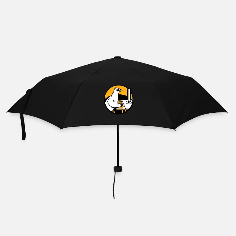 Pigeon Works Office Computer Keyboard Mouse Gamer - Umbrella (small) - black