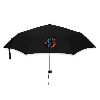 Dragon – Blaze Fury | Urban Zodiac Mascot - Umbrella (small) - black - Front