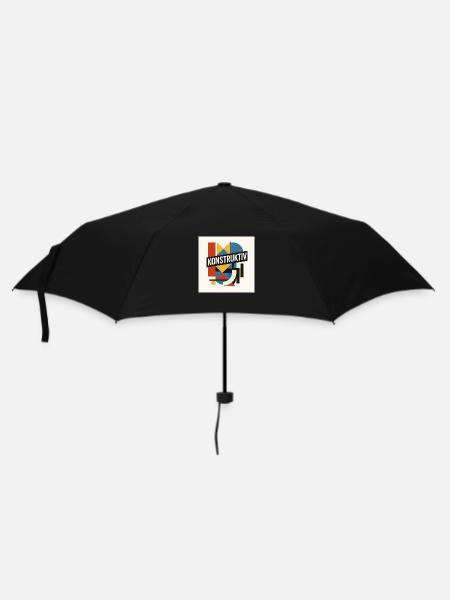 konstruktiv - Regenschirm (klein) - Schwarz