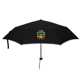 image je suis en vacance - Parapluie standard - noir - Devant