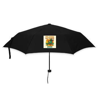 Pflanze des Jahres 2025 – Lustiges Kaktus Shirt - Regenschirm (klein) - Schwarz - Vorne