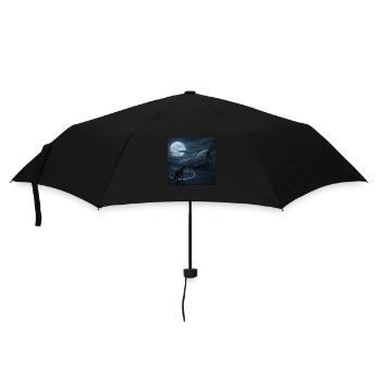 Night flight into the unknown - Umbrella (small) - black - Front