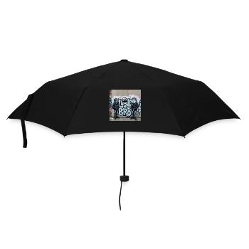 Bro-Shirt - Regenschirm (klein) - Schwarz - Vorne