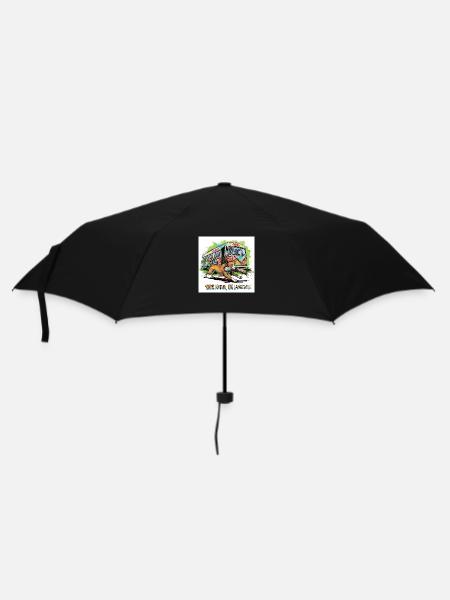 Chemise Camperliebe 50+ – T-shirt de camping parfait - Parapluie standard - noir