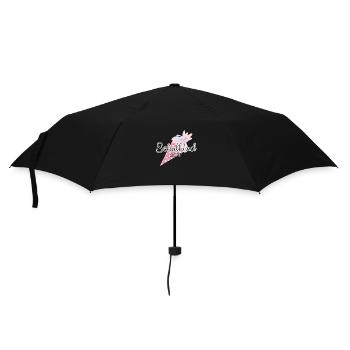 Schulkind Schultüte Rosa - Regenschirm (klein) - Schwarz - Vorne