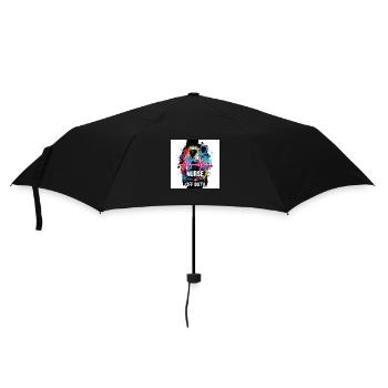 🩺 Infirmière en congé – Chemise drôle - Parapluie standard - noir - Devant
