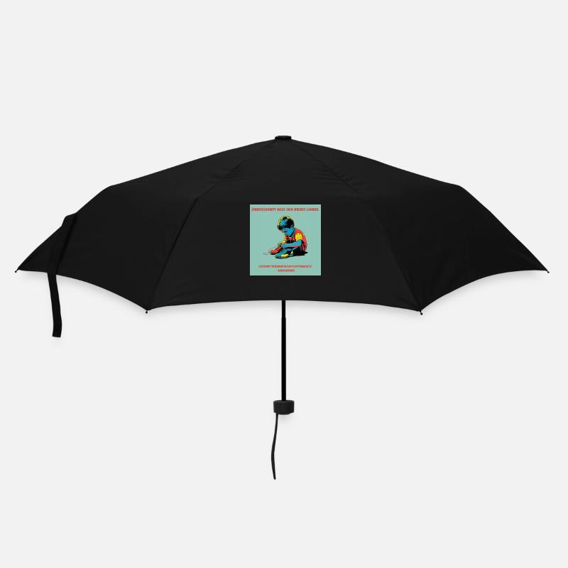 (Kinder)arbeit muss sich wieder lohnen! - Regenschirm (klein) - Schwarz