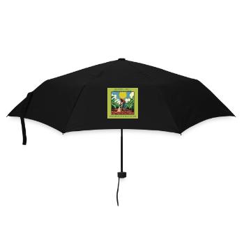 Arbeit ohne Schutz? - Regenschirm (klein) - Schwarz - Vorne