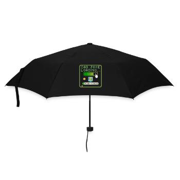 Humorous Dad Gift - 'Dad Joke Loading' T-Shirt for - Umbrella (small) - black - Front