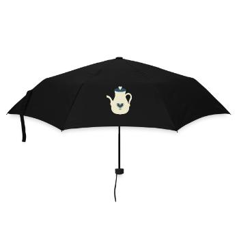 Tea Pot - Umbrella (small) - black - Front