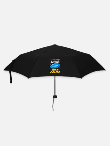 Wife Of A Disc Golfer Disc Golf - Umbrella (small) - black