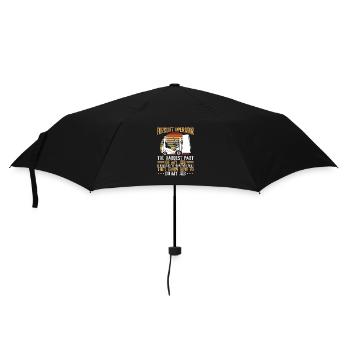 Forklift Operator - Umbrella (small) - black - Front