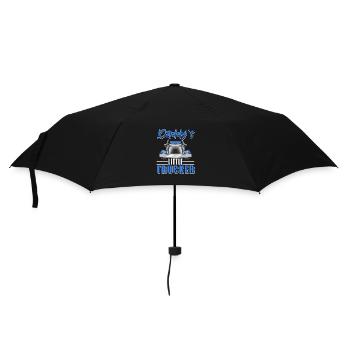 Chauffeur de camion Enfants Semi Truck Daddys Petit camionneur - Parapluie standard - noir - Devant