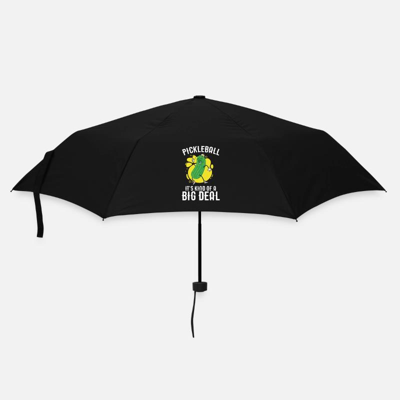 Pickleball Spieler Geschenkidee - Regenschirm (klein) - Schwarz