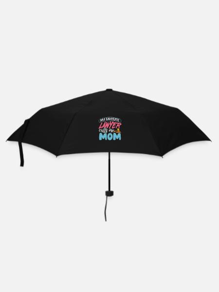 Rechtsanwalt Jurist Gericht Muttertag Geschenk - Regenschirm (klein) - Schwarz