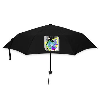 Une vie colorée - Parapluie standard - noir - Devant