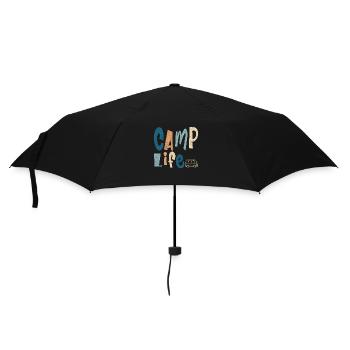Camp Life - Umbrella (small) - black - Front