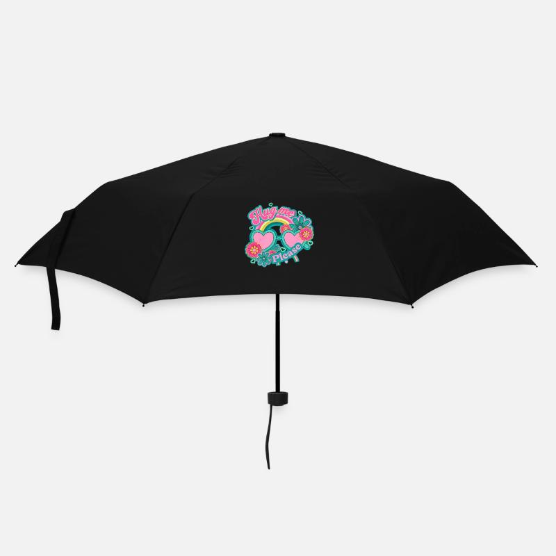 Hug me please - Parapluie standard - noir