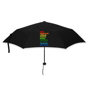 Solar system - Umbrella (small) - black - Front