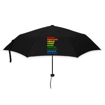 Le Système solaire - Parapluie standard - noir - Devant