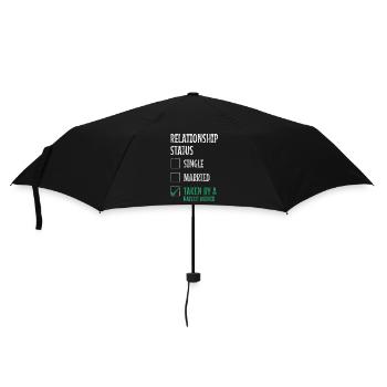 Ernte Feldarbeiter Erntezeit Gemüse - Regenschirm (klein) - Schwarz - Vorne