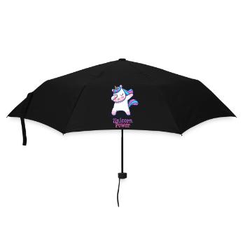 Unicorn Power - Umbrella (small) - black - Front