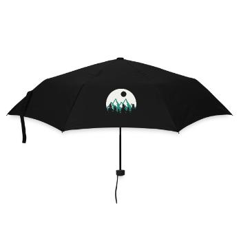 Travel - Regenschirm (klein) - Schwarz - Vorne