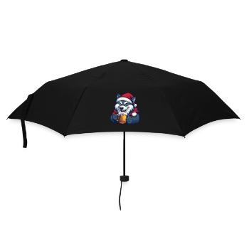 Wolf Beer Xmas Christmas - Umbrella (small) - black - Front