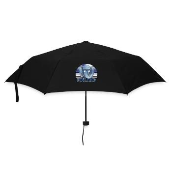 Finnland - Regenschirm (klein) - Schwarz - Vorne