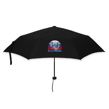 Slowenien - Regenschirm (klein) - Schwarz - Vorne