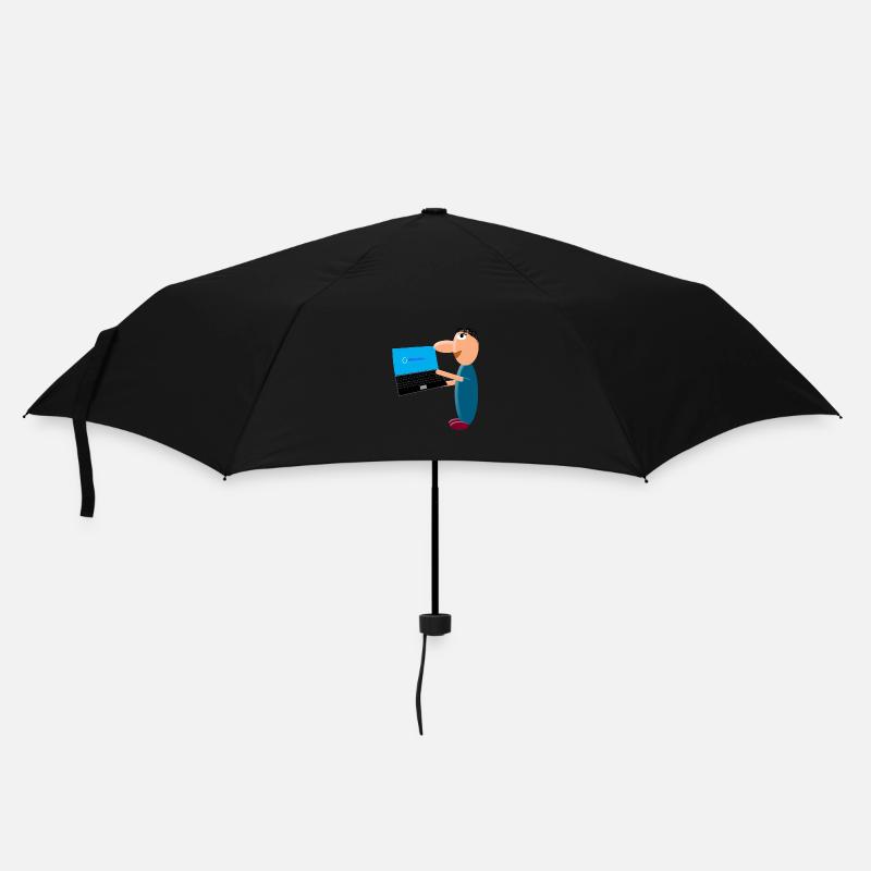 Homme patient - Parapluie standard - noir