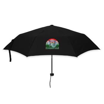 Kurdistan - Regenschirm (klein) - Schwarz - Vorne