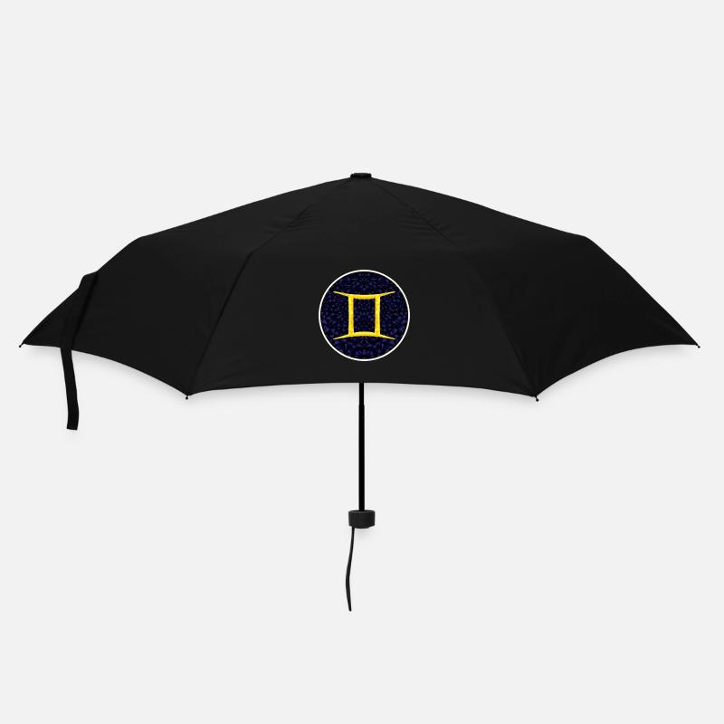 Gemini - Regenschirm (klein) - Schwarz