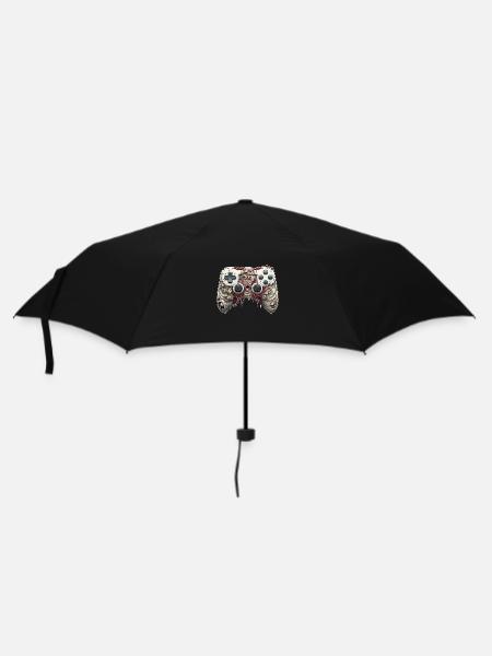 Funny Halloween Cartoon Gaming Controller Zombie - Umbrella (small) - black