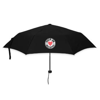 Holla die MoinFee Mussel Worms - Umbrella (small) - black - Front