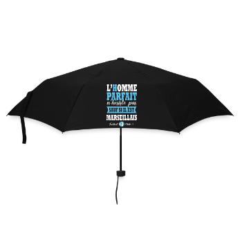 Marseille Marseillais supporter Football OM - Parapluie standard - noir - Devant