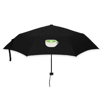 Tasse Matcha Latte - Regenschirm (klein) - Schwarz - Vorne