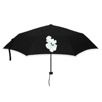 Snow Christmas Snow Font Gift Winter - Umbrella (small) - black - Front