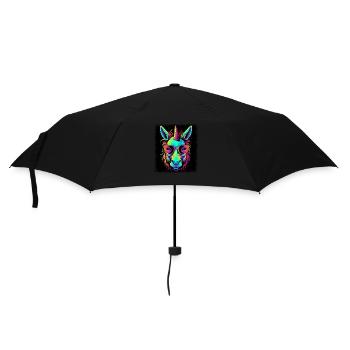 Horned Dabbing Unicorn Gift Idea Geek B Day Gift - Umbrella (small) - black - Front