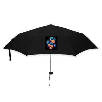 peace movement bday birthday present idea - Umbrella (small) - black - Front