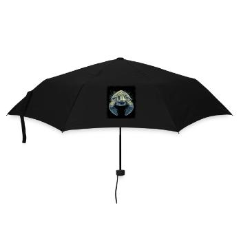 quote funny quote diving jokes animal protection - Regenschirm (klein) - Schwarz - Vorne
