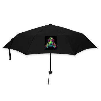 Love Joke Funny Quote Duck Animals Adventure Green - Umbrella (small) - black - Front