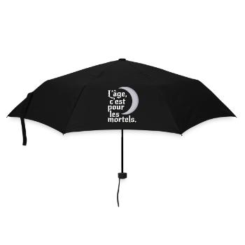 L'âge, c'est pour les mortels. - Parapluie standard - noir - Devant