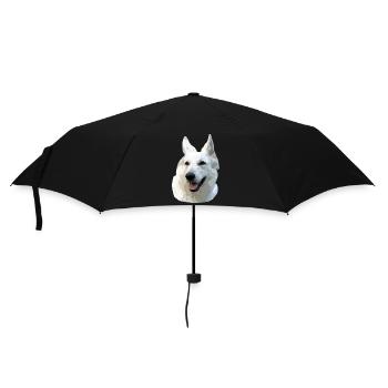 White Shepherd - Umbrella (small) - black - Front