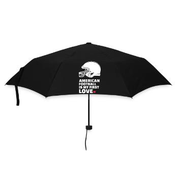 Ich Liebe American Football Stilvolles - Regenschirm (klein) - Schwarz - Vorne
