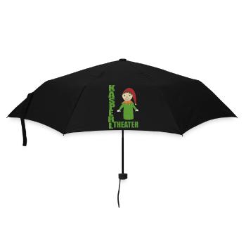 KASPERLTHEATER - Regenschirm (klein) - Schwarz - Vorne